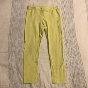 Pastel Yellow Kids Leggings